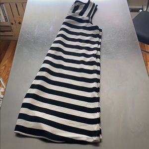 LOFT black & white striped dress